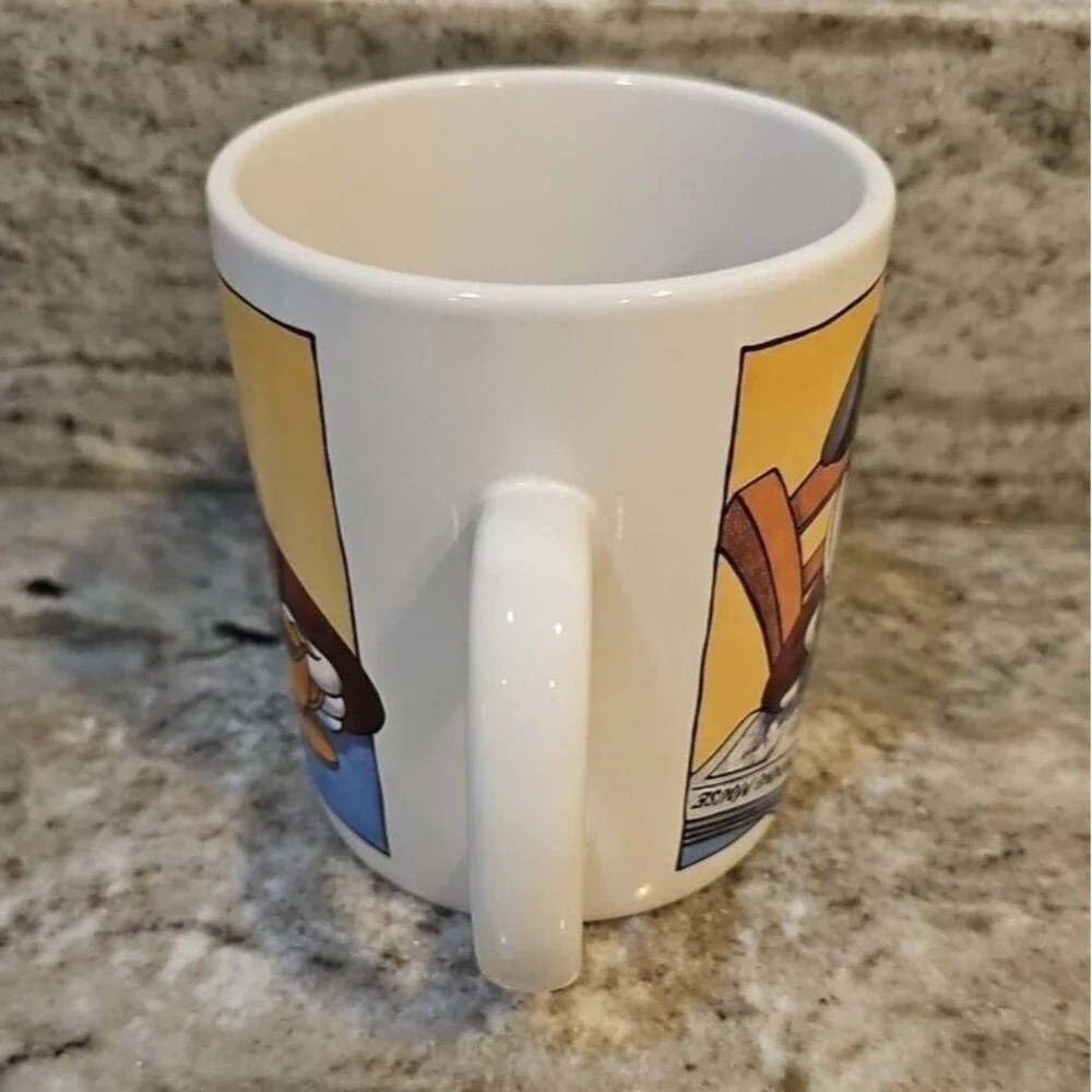 Disney Mickey Mouse MORNING MICKEY Newspaper Coffee Mug Huge 32 Oz - Picture 2 of 8